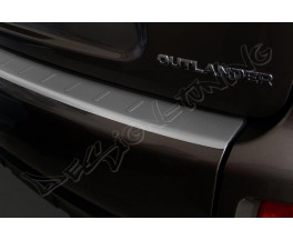Накладка на бампер с загибом Mitsubishi Outlander (2012-...)