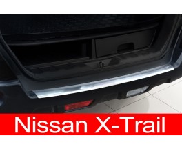 Накладка на бампер с загибом Nissan X-Trail (2007-2010)
