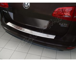 Накладка на бампер с загибом Volkswagen Sharan (2010-...)