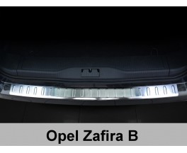 Накладка на бампер с загибом Opel Zafira B (2010-...)