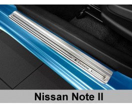 Накладки на пороги Nissan Note 2 (2014-...)
