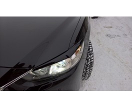 реснички / накладки на фары Mazda 6 (2012-...)