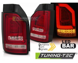 LED фонари задние Volkswagen T6 красно-белые