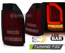 LED фонари задние Volkswagen T6 красно-тонированные