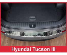 Защитная накладка на задний бампер Hyundai Tucson 3 