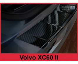 защитная накладка на бампер Volvo XC60 2 Carbon 