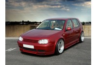 Накладка на передний бампер (губа) VW Golf 4