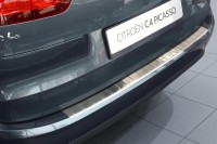Накладка на бампер c загибом Citroen C4 Grand Picasso (2006-2013)