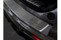 Накладка на бампер с ребрами Honda CR-V (2009-2012)