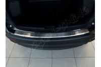 Накладка на бампер с загибом Mazda CX-5 (2012-...)