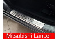 Накладки на пороги Mitsubishi Lancer (2007-...)