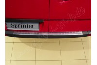 Накладка на бампер с загибом Mercedes Sprinter (2006-...)