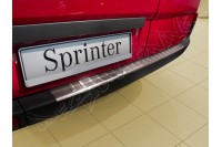 Накладка на бампер с загибом Mercedes Sprinter (2006-...)