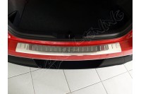 Накладка на бампер с загибом Toyota Auris (2012-...)