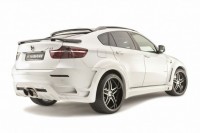Обвес BMW X6 E71 в X6M Hamann Wide-body Dual exhaut