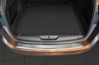 Накладка на бампер с загибом Peugeot 308 SW (2014-...)