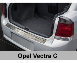 Накладка на бампер с загибом Opel Vectra C Sedan (2002-2008)