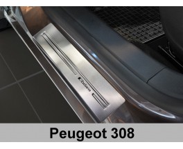 Накладки на пороги Peugeot 308 2