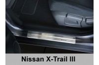 Накладки на пороги Nissan X-Trail III (2013-...)