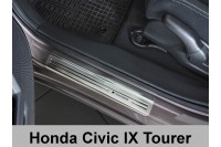 Накладки на пороги Honda Civic IX / Tourer (combi) (2014-...)