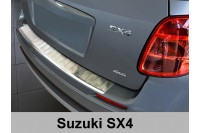 Накладка на бампер с загибом Suzuki SX4 (2006-...)