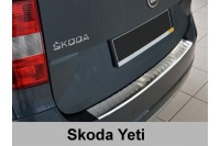 Накладка на бампер с загибом Skoda Yeti Adventure / Outdoor (2013-...)