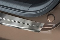 Накладка на бампер с загибом Hyundai i20 (2014-...) hatchback
