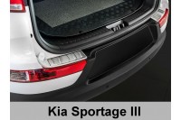 Накладка на бампер с загибом Kia Sportage (2010-...)