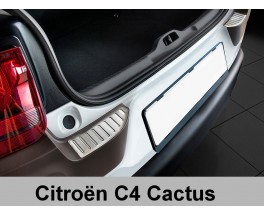 Накладка на бампер c загибом Citroen C4 Cactus (2014-...)