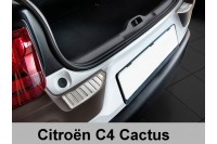 Накладка на бампер c загибом Citroen C4 Cactus (2014-...)
