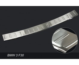 Накладка на бампер с загибом BMW 3 F30 (2012-...)