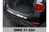 Накладка на бампер с загибом BMW X1 E84 (2012-...)