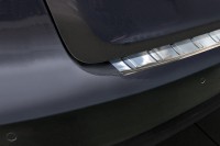Накладка на бампер с загибом AUDI A4 B8 (2012-...) послерест.