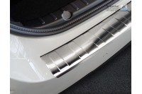 защитная накладка на бампер с загибом BMW 5 F10 (матовая)