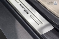 Накладки на пороги из нержавеющей стали BMW X5 F15 полированные