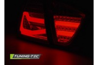 Задние фонари BMW E90 красно-тонированные