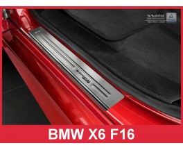 Накладки на пороги из нержавейки BMW X6 F16 II 5D полированные