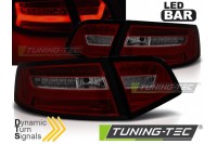 Фонари светодиодные AUDI A6 (LED BAR) Sedan красно-тонированные