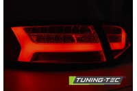 Фонари светодиодные AUDI A6 (LED BAR) Sedan красно-тонированные