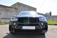 Решетка (ноздри) BMW X5 F15 / X6 F16 М-sport под камеру