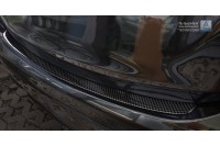 Накладка на бампер с загибом Mercedes E W213 Carbon (Sedan)