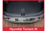 Защитная накладка порога багажника Hyundai Tucson 