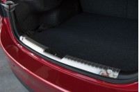 Накладка на бампер с загибом Mazda 6 (2014-...) sedan