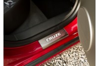Защитные накладки на пороги с LED подсветкой Chevrolet Cruze