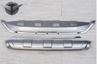комплект накладок переднего и заднего бампера HONDA HR-V (ABS)