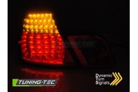 LED фонари задние BMW 3 E46 красно-тонированные