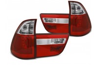 Задние фонари на BMW X5 E53 LED BAR дымчатые