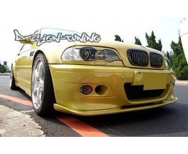 Накладка на передний бампер (губа) BMW E46