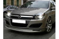 Накладка на передний бампер (губа) Opel Astra H