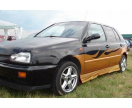 Накладки на пороги VW Golf 3